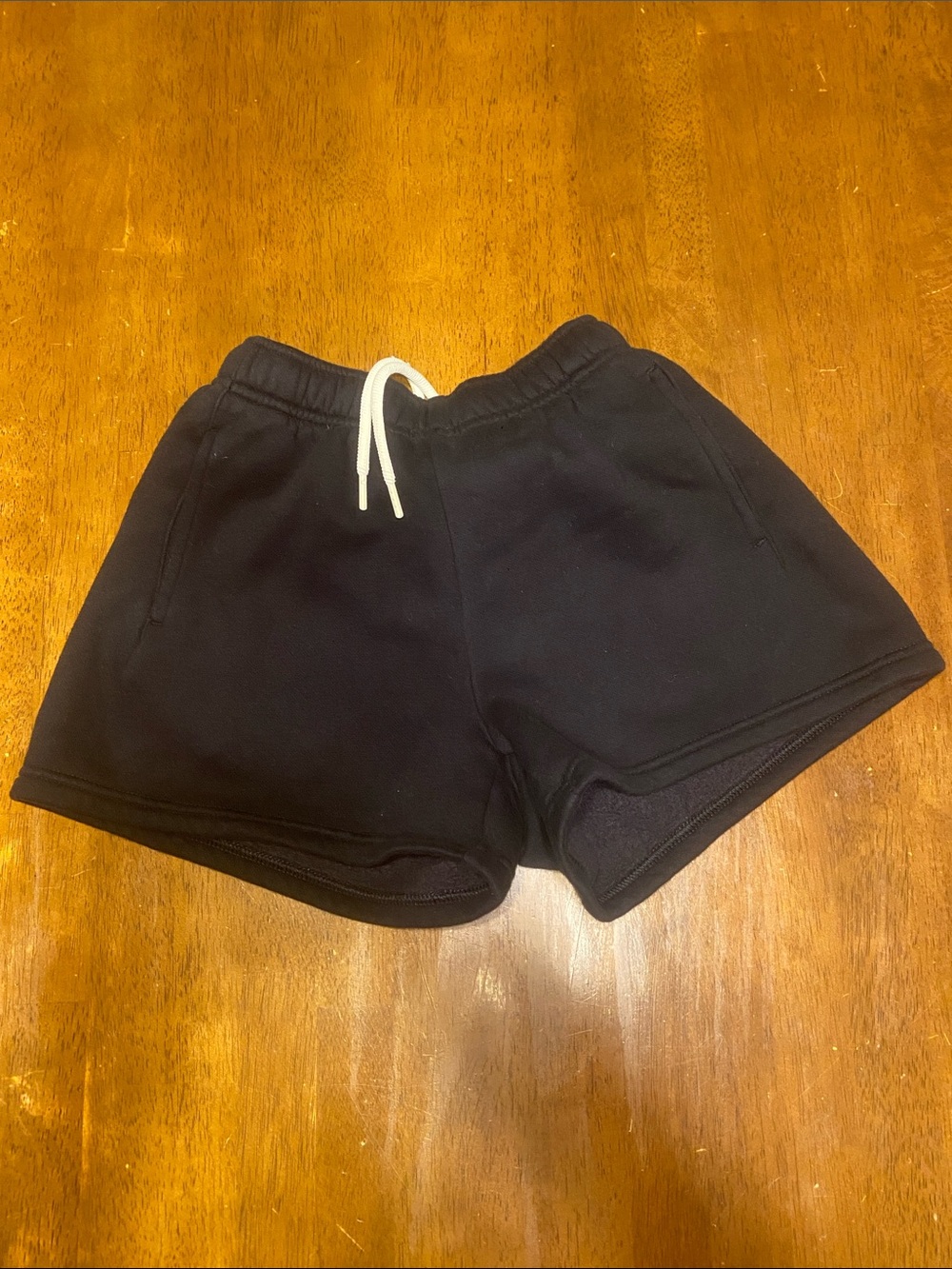Offline Everyday Black Athletic Drawstring Shorts for Women